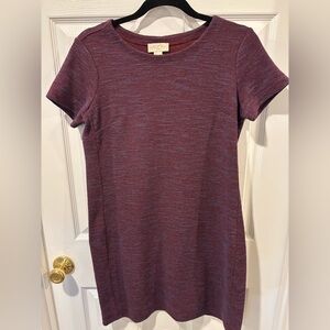 LOFT Maroon Textured Sweater